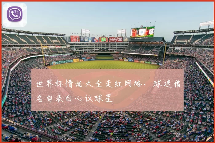 世界杯情话大全走红网络,球迷借名句表白心仪球星