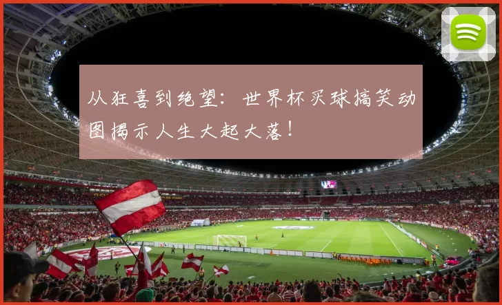从狂喜到绝望:世界杯买球搞笑动图揭示人生大起大落!