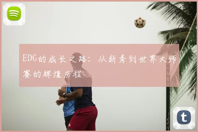 EDG的成长之路：从新秀到世界大师赛的辉煌历程