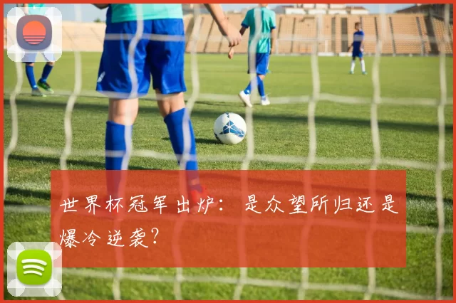 世界杯冠军出炉:是众望所归还是爆冷逆袭?
