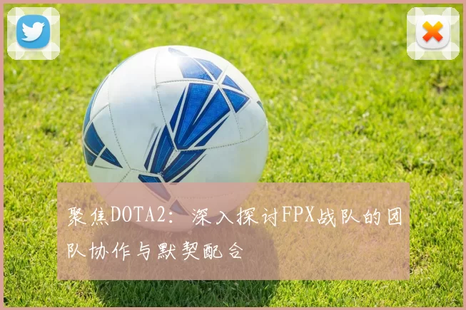 聚焦DOTA2：深入探讨FPX战队的团队协作与默契配合