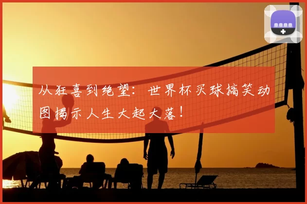 从狂喜到绝望：世界杯买球搞笑动图揭示人生大起大落！